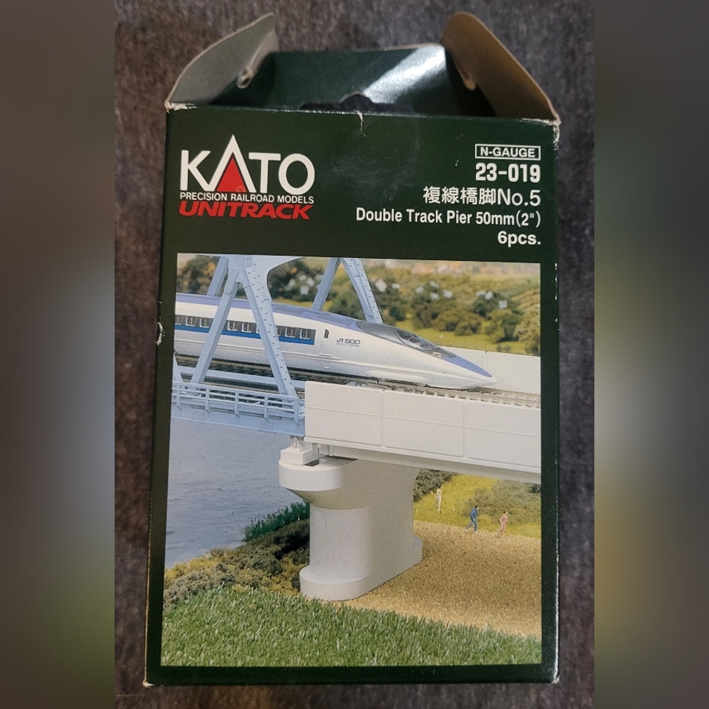 Kato N Gauge Double Track Pier Set 6 Pieces